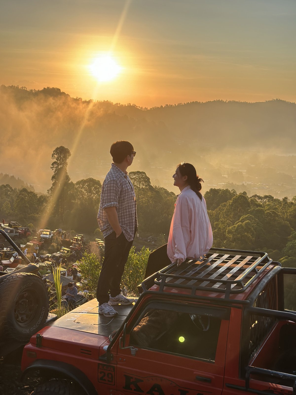 sunrise jeep and water rafting with hotel pickup/transfer
