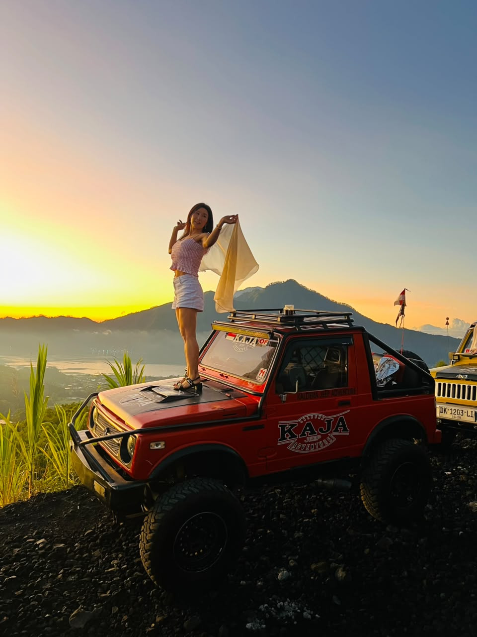 Sunrise Jeep and Atv ride with hotel pickup/transfer